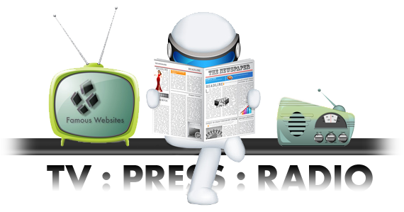 TV, Press, Radio, our websites have been featured!